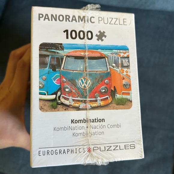 NWT - Volkswagen Vintage Van 1000 Piece Jigsaw Panoramic Puzzle - Eurographics - Picture 3 of 4